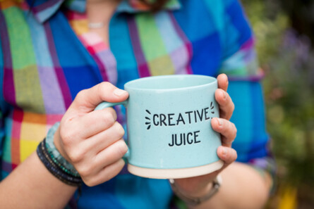 creative juice coffee mug